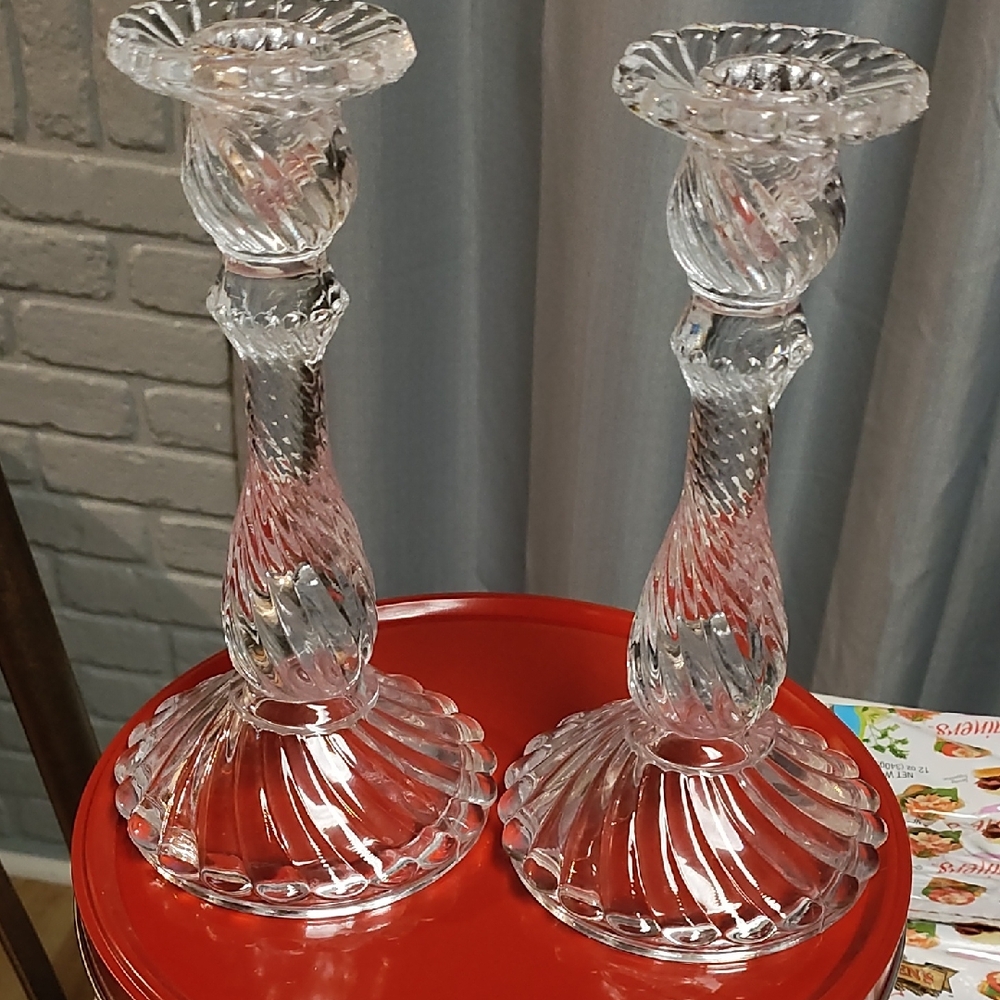 Crystal Candle Holders